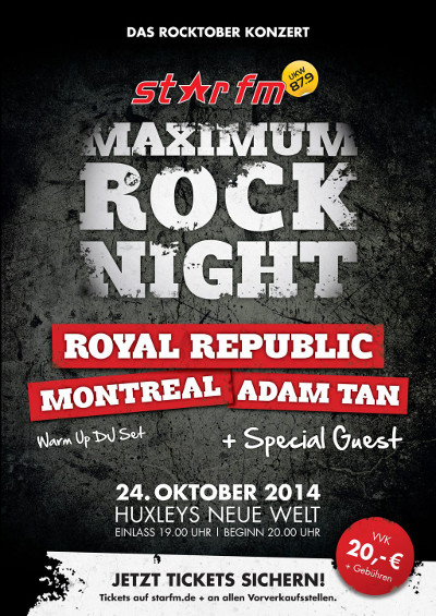 StarFM Maximum Rock Night